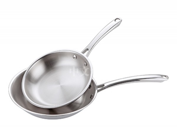 Single handle oblique frying without cover
